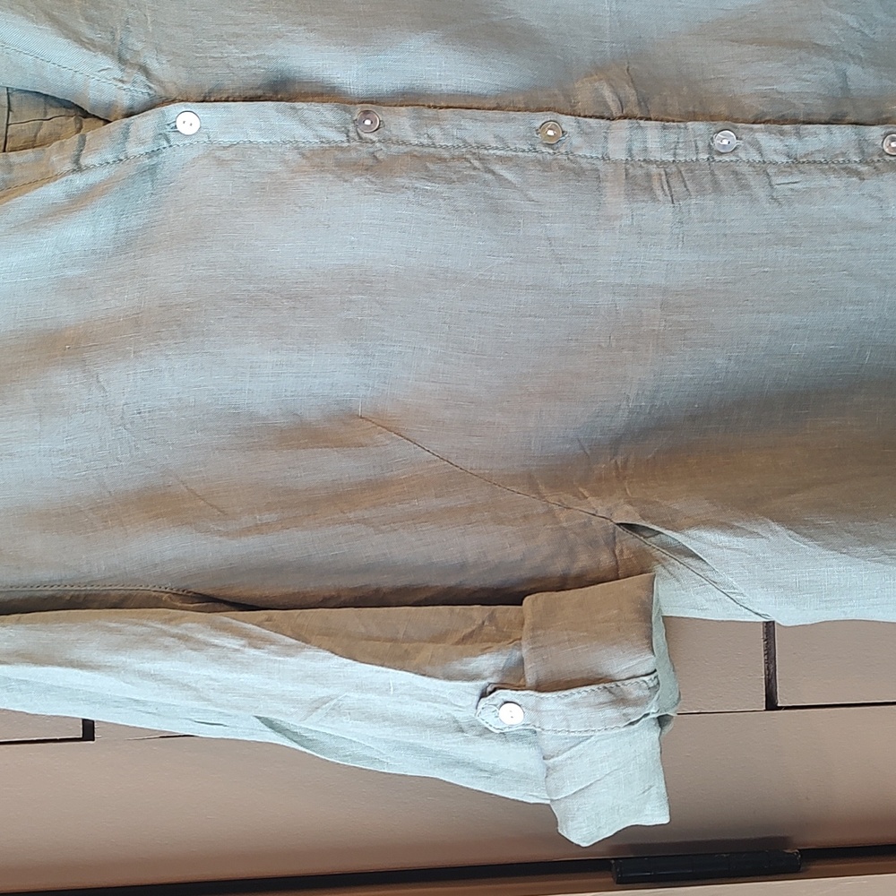 Sigrid Olsen Linen Tunic Top Xl - image 5